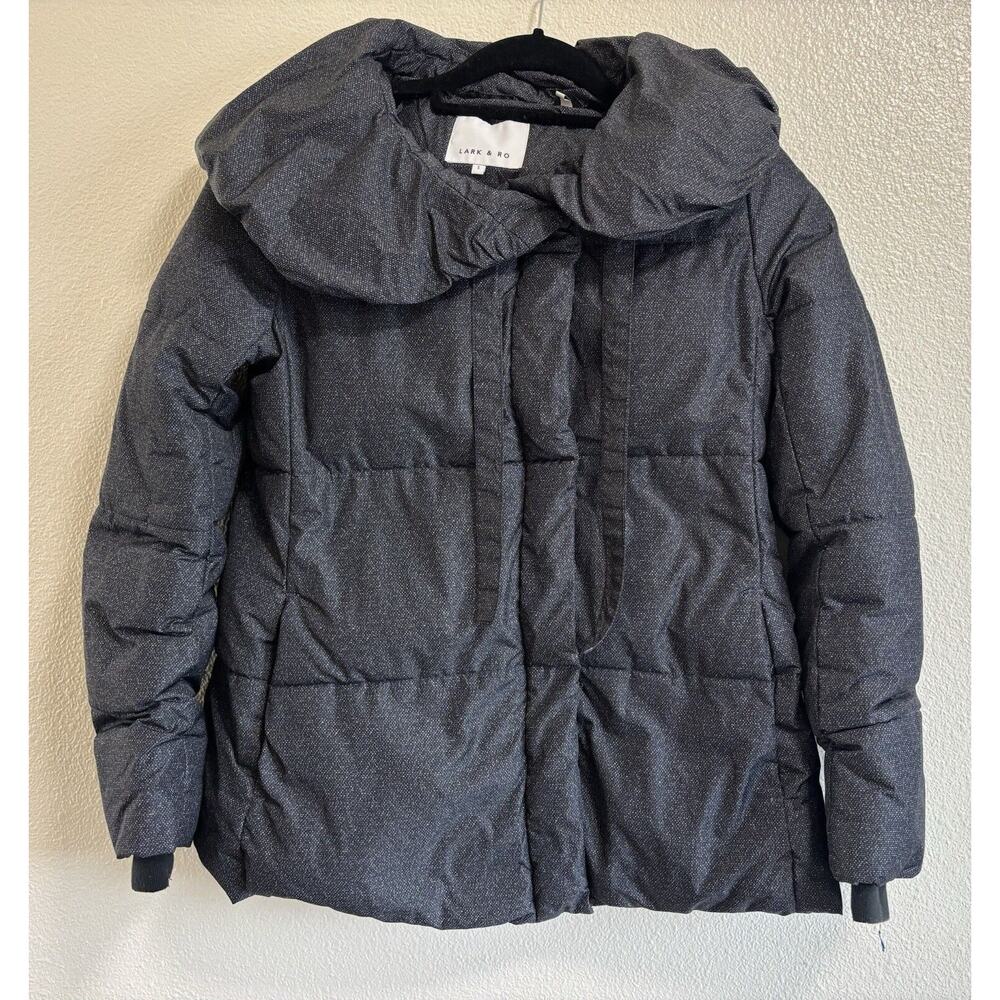 Shawl Pillow Collar Puffer Jacket Coat Gorpcore Lark & Ro Women's Size Small